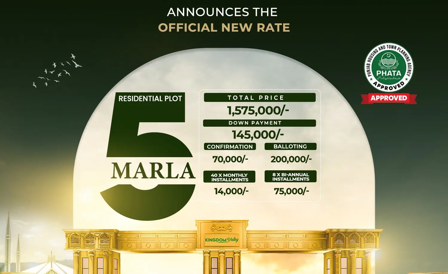 Kingdom Valley 5 Marla